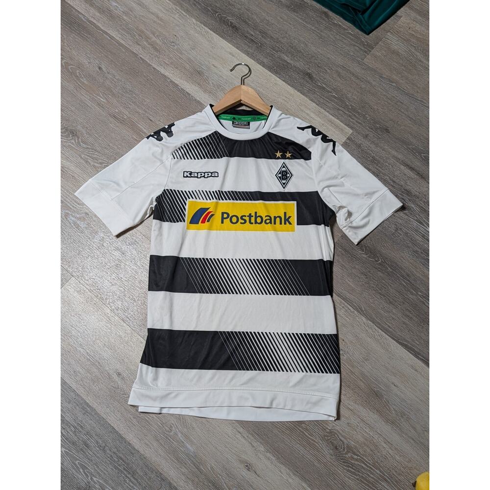 Borussia Monchengladbach 2015-16 Kappa Home Jersey - Size M - Postbank
